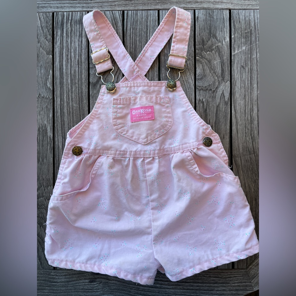 Blush Pink Vintage Oshkosh Shortalls